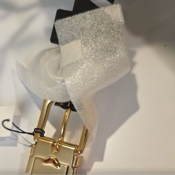 Coach Black and Gold Adjustable Women's Belt - Picture 4 of 4